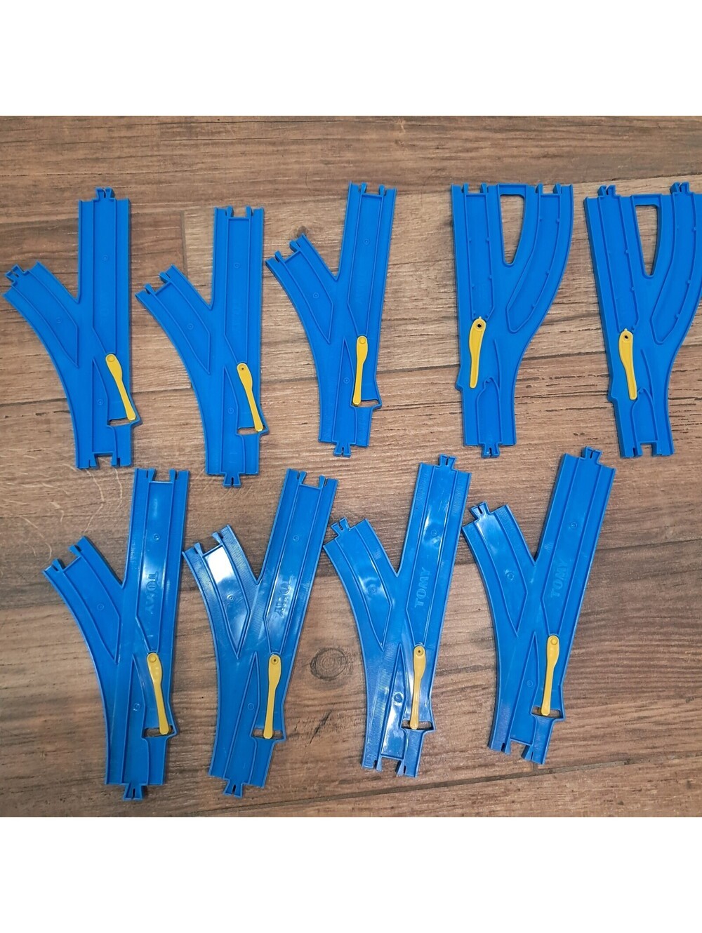 Thomas & Friends Train Switch track blue set 9 road Y&A Trackmaster Motorized
